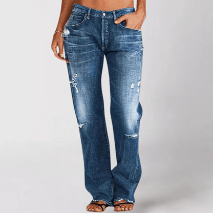 Vicky | Loose Wide - Leg Denim Jeans - Ciara & Fiona