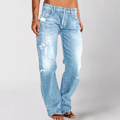 Vicky | Loose Wide - Leg Denim Jeans - Ciara & Fiona
