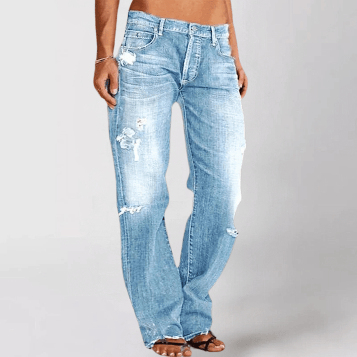 Vicky | Loose Wide - Leg Denim Jeans - Ciara & Fiona