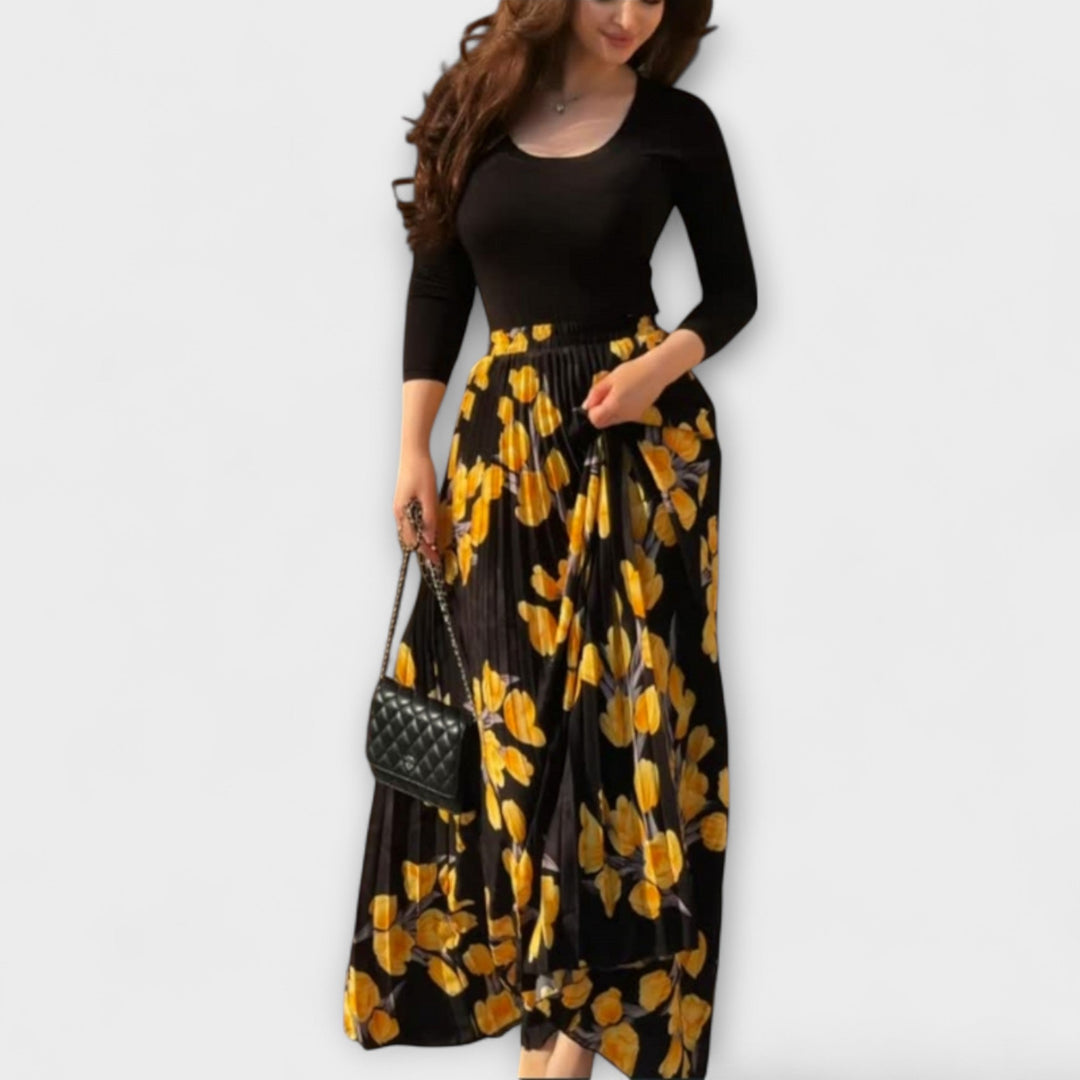 Violette - Pleated Skirt and Top Ensemble - Luna Hampton