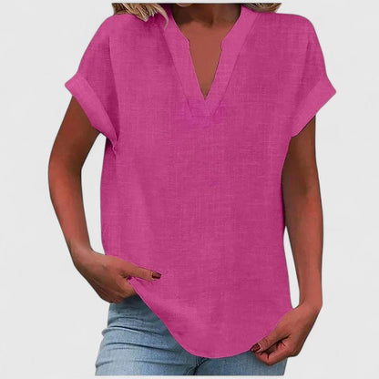 Xavinah | Comfortable V - Neck Blouse - Luna Hampton