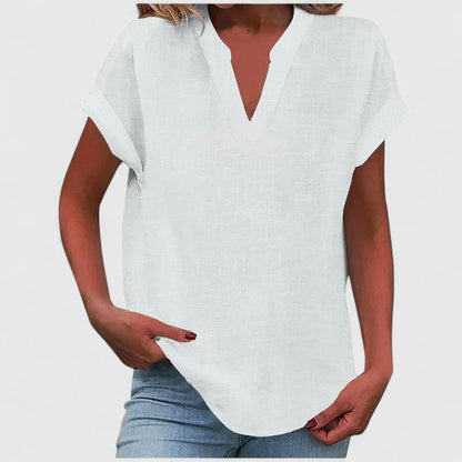 Xavinah | Comfortable V - Neck Blouse - Luna Hampton