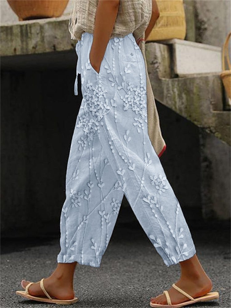 Xenita | Vine Printed Trousers - Ciara & Fiona