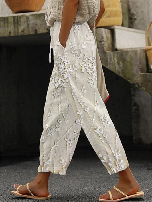Xenita | Vine Printed Trousers - Ciara & Fiona