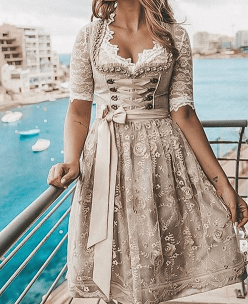 Yianna | Elegant Dirndl Dress - Ciara & Fiona
