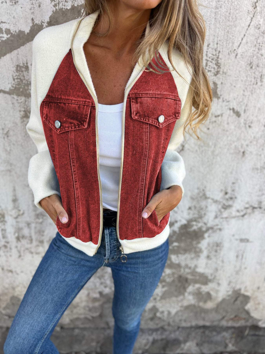 Zaria | Stylish Denim Jacket - Ciara & Fiona