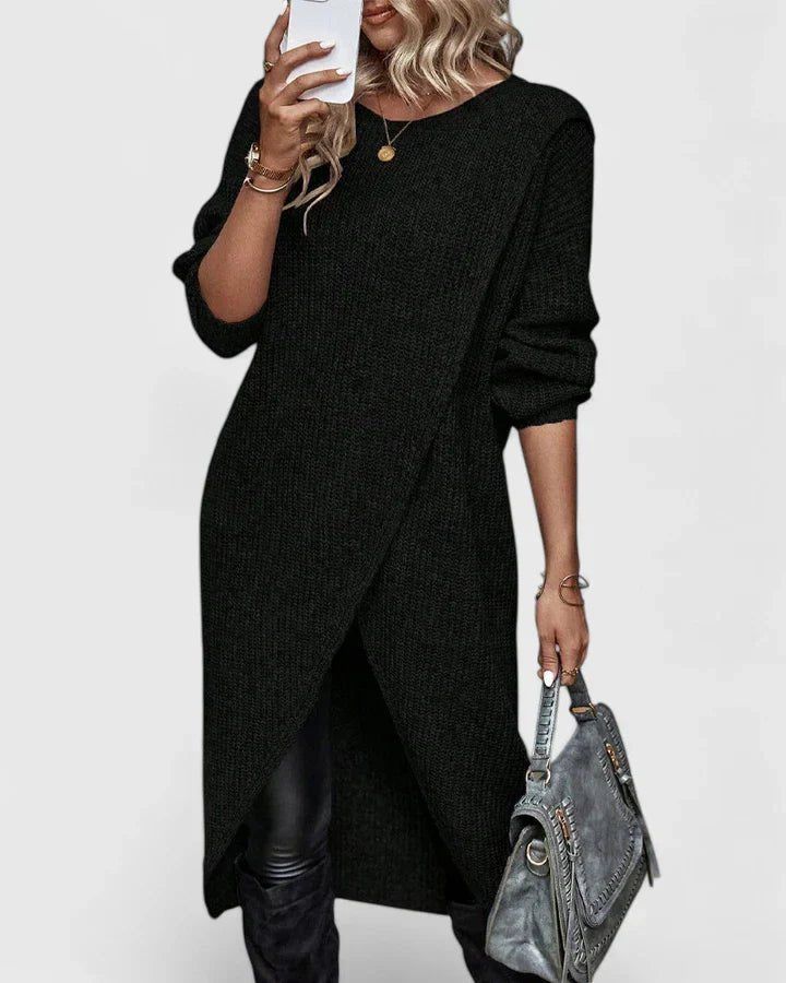 Zarymelle | Elegant Sweater Dress - Luna Hampton