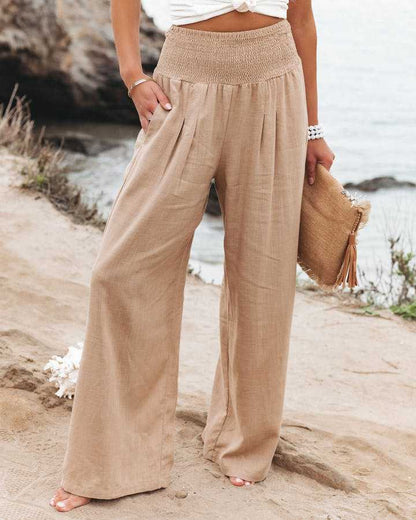 Zayrah | Beach Wide Leg Pants - Ciara & Fiona