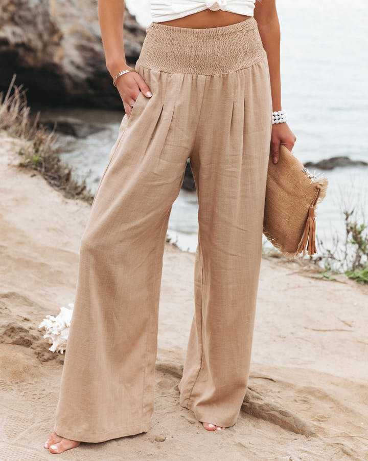 Zayrah | Beach Wide Leg Pants - Ciara & Fiona