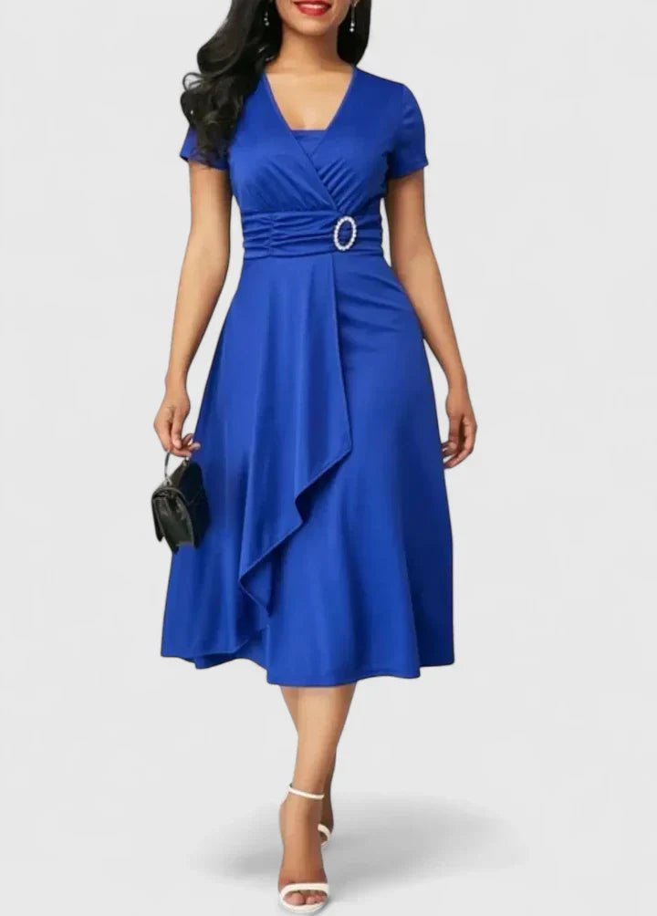 Zhyrelle | Elegant Midi Dress - Luna Hampton